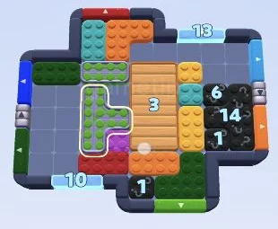 Target layout · Level 1477 · 3:29